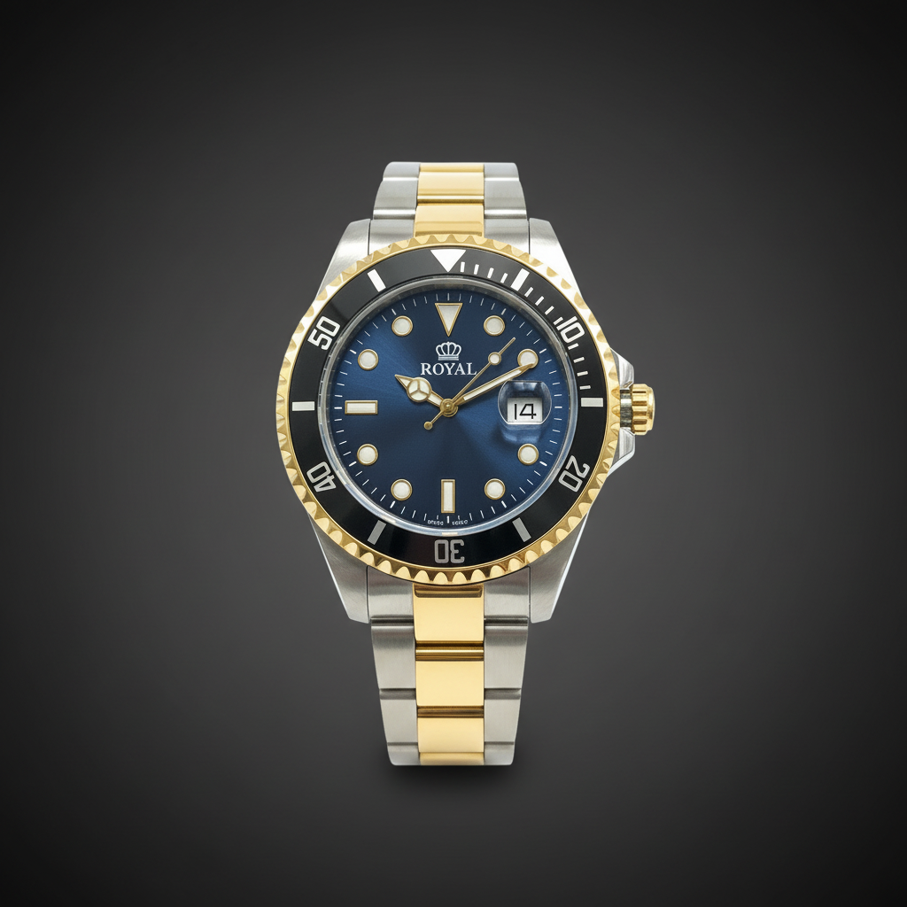 Royal Sea King Two Tone Gold Blue